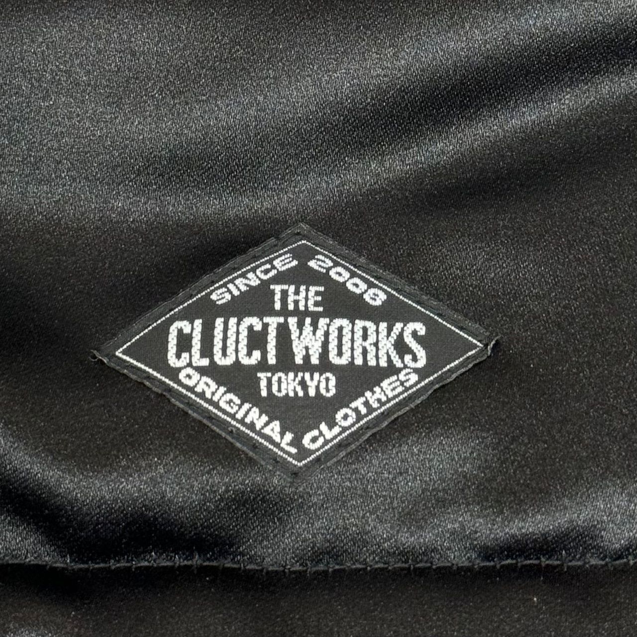 CLUCT 17AW LINED SATIN COACH JACKET ボア サテン コーチジャケット