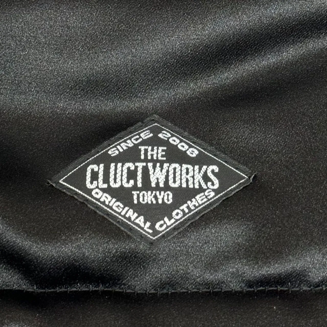 CLUCT 17AW LINED SATIN COACH JACKET ボア サテン コーチジャケット