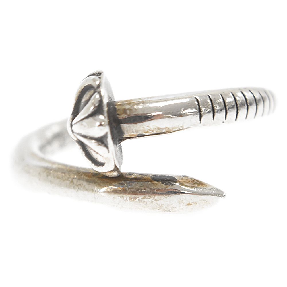 CHROME HEARTS (クロムハーツ) NAIL RING CROSS BALL ネイルクロス