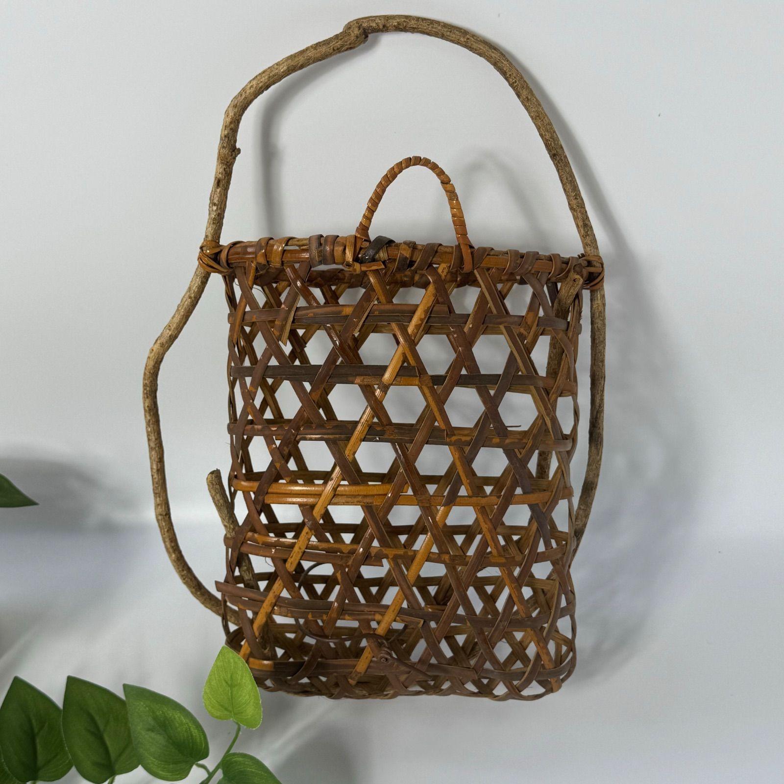 網代花籠 竹籠 花籠 花入れ かご 花器 竹細工 華道 茶道具 和風 レトロ m86203757843_1.jpg?1750925272