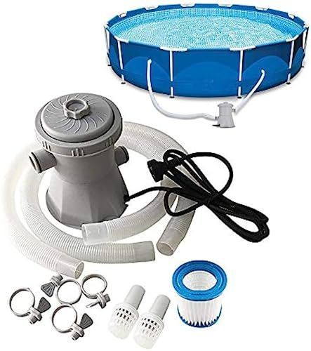 電気プールフィルターポンプは、プールは、300ガロンラージ・プール水フィルターをポンプ、ポンプ浄水器を循環再利用可能な110V-220V家庭用プールクリーナー
