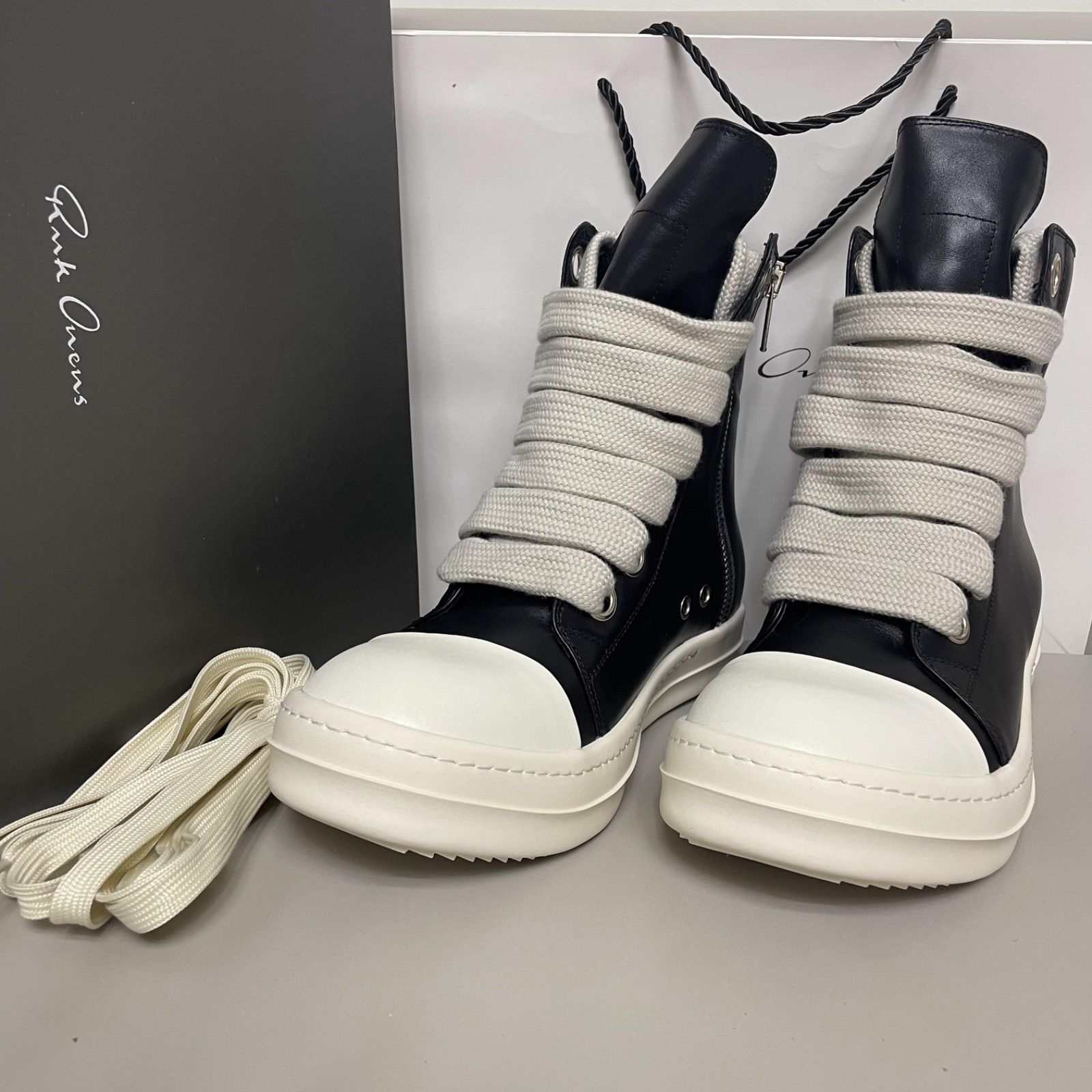 Rick Owens スニーカー ラモーンズ 27/42 - メルカリ