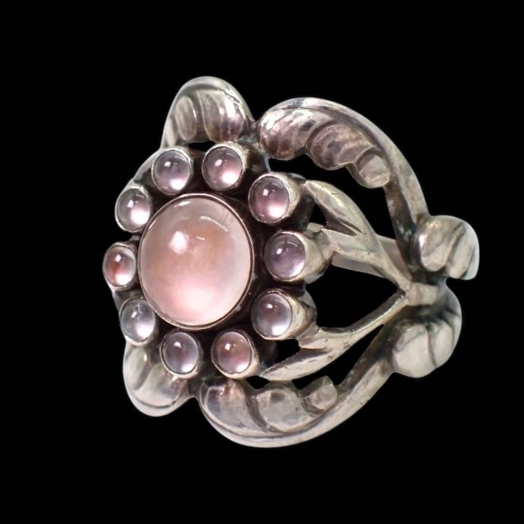 ジョージジェンセン 10 ムーンライトブロッサム リング 925 3792