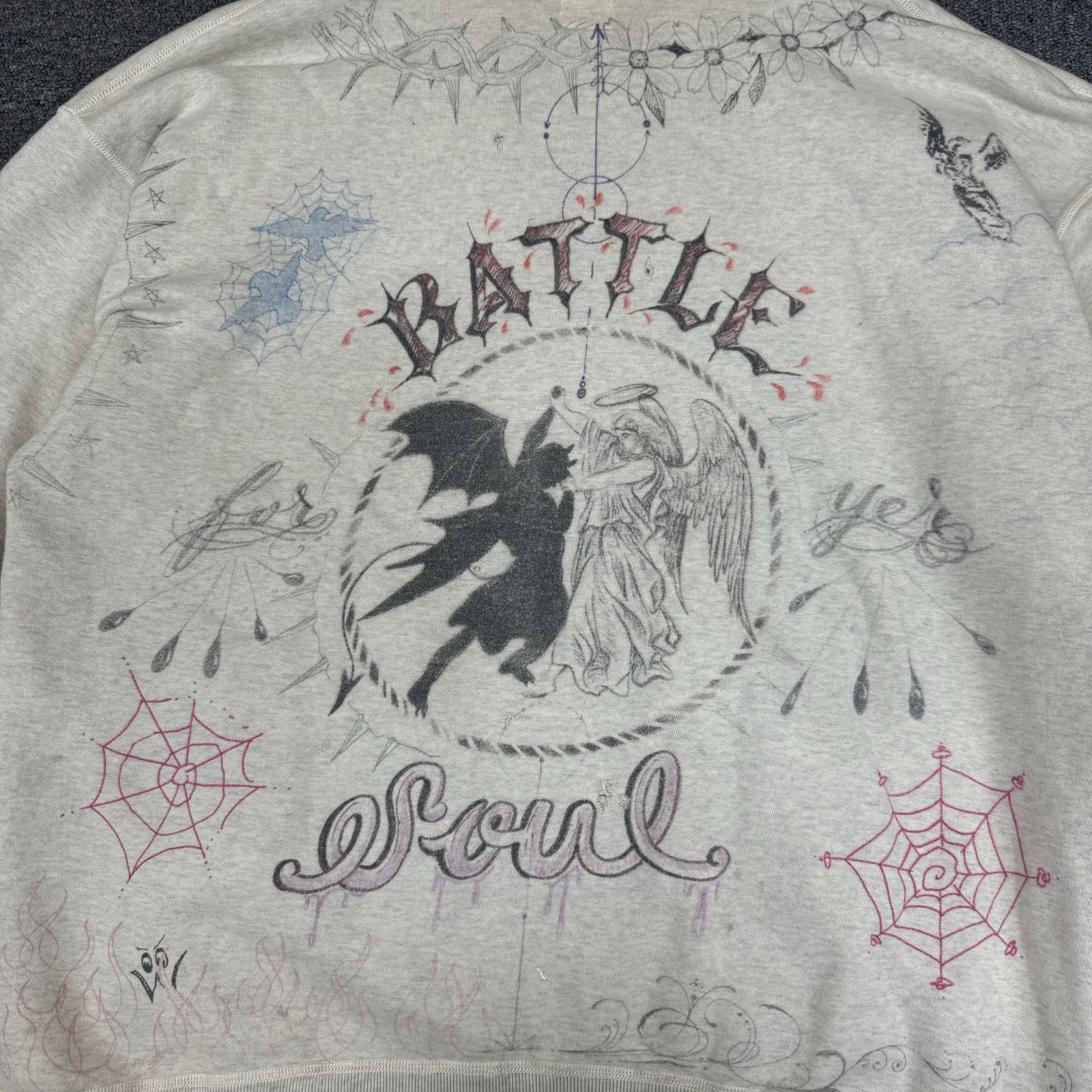 SAINT MICHAEL 21AW HOODIE_DR.WOO コラボ スウェット フーディー 