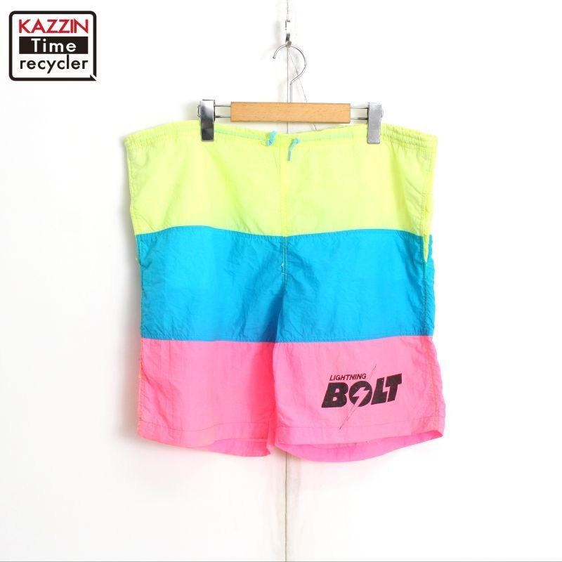ヴィンテージ・ライトニングボルト 90s vintage ライトニングボルト LIGHTNING BOLT ナイロン