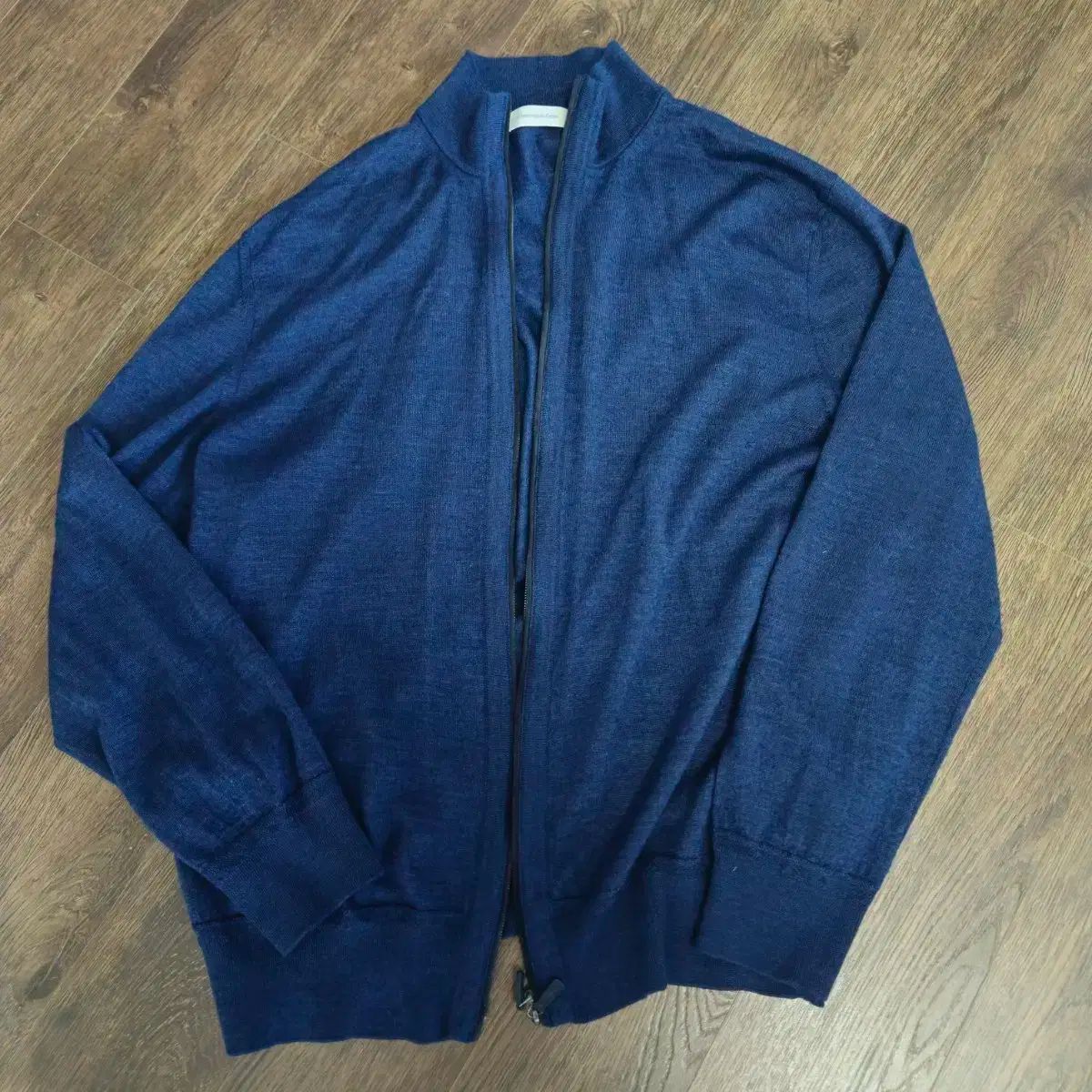 Ermenegildo Zegna エルメネジルド ゼニア ZEGNA ゼニア カシミア ウール シルク ジップアップ カーディガン 54 105