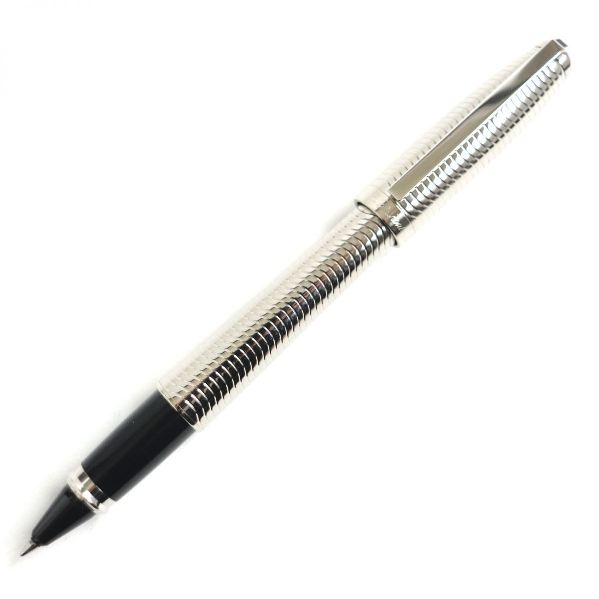 極美品 エステー デュポン ボールペン シルバー ケース付 you-dp-405-zt.jpg