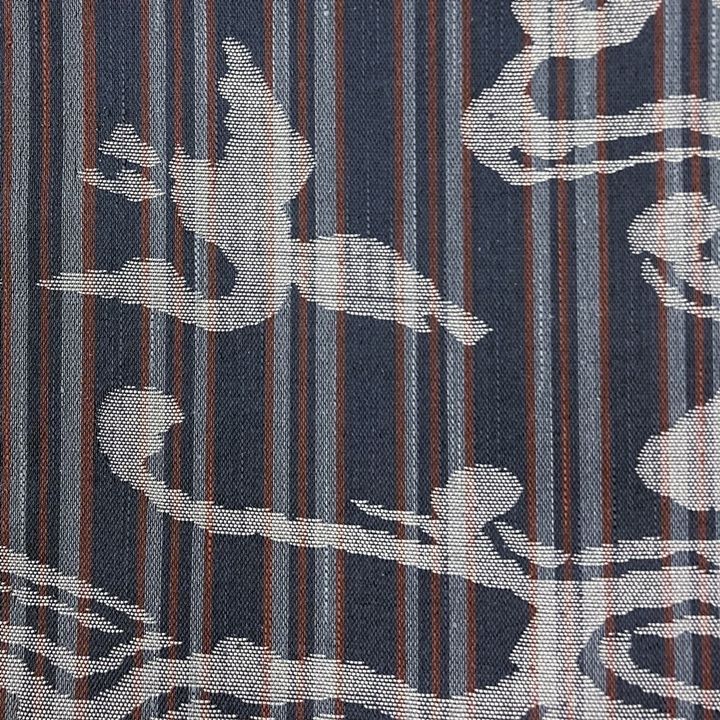 となみ織物　真綿紬袋帯（新品未使用） 新品 未仕立て品 袋帯 となみ謹製 真綿紬 両面帯 彩縞真綿 全通 西陣