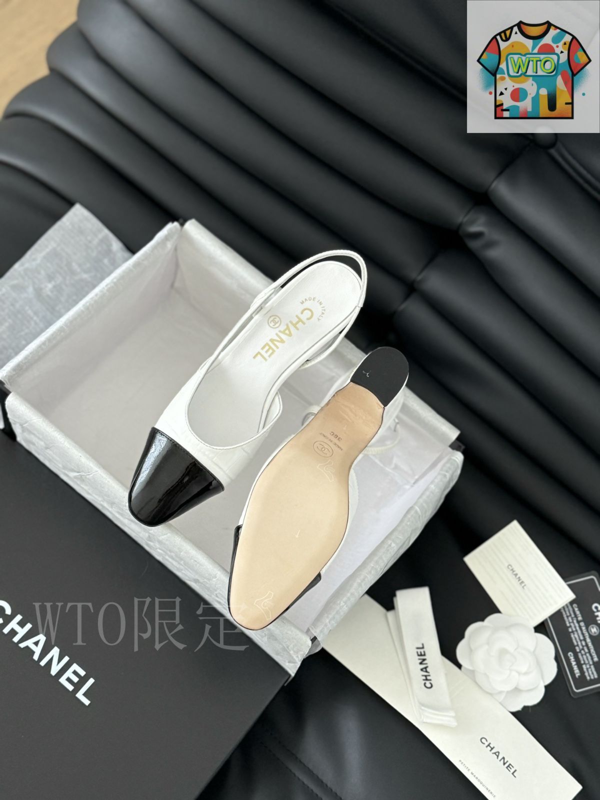 CHANEL 水色 スリングバックサンダル36 美品☆未使用に　近い♡ 24050924_1.jpg