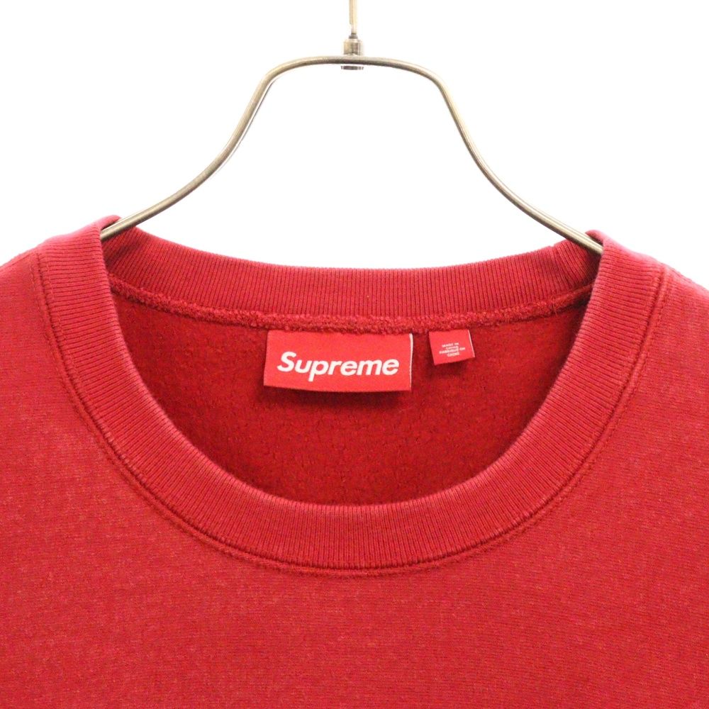 SUPREME (シュプリーム) 25SS Washed Box Logo Crewneck ウォッシュ  