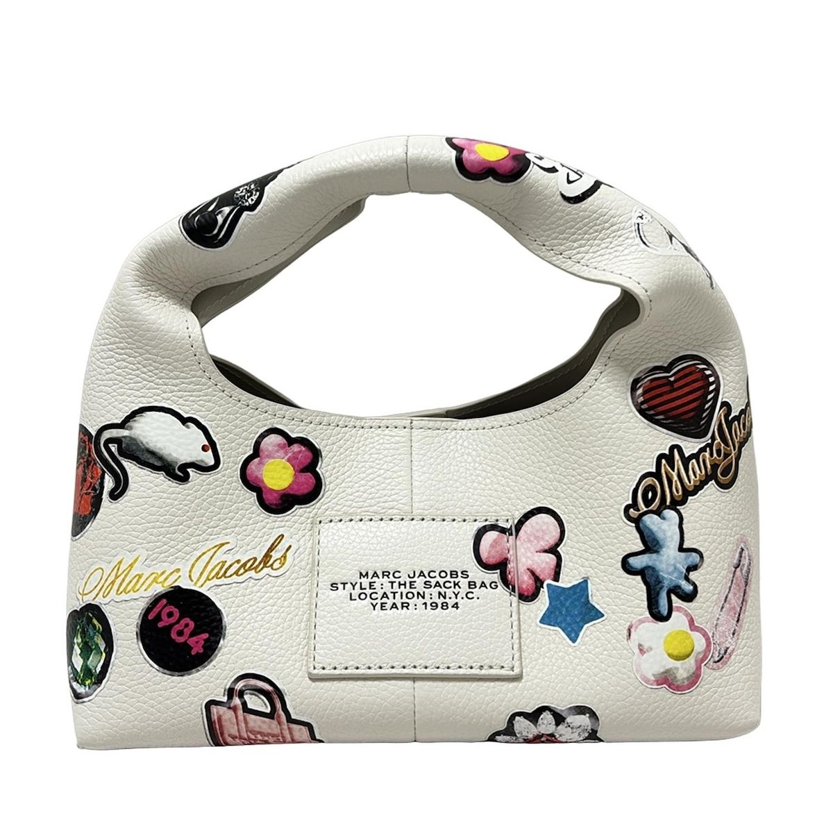 マークジェイコブス トートバッグ美品 ザ ステッカー レザー サック  