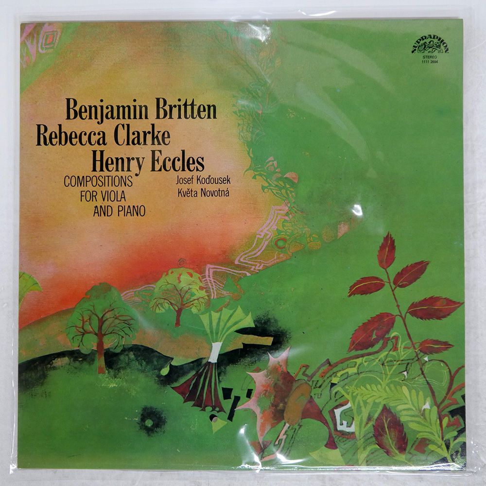 チェコスロバキア盤 KODOUSEK / NOVOTNA/ECCLES : COMPOSITIONS