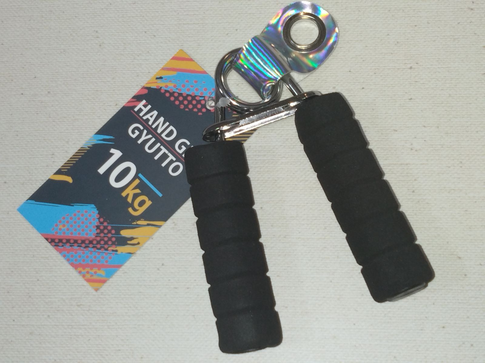 おまけ1個♥ハンドグリップ 握力10Kg 赤・青・黒 筋トレ トレーニング