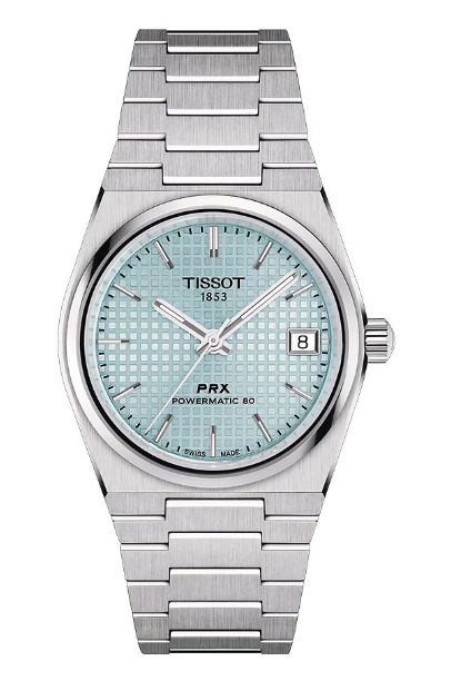 TISSOT ティソ PRX パワーマチック 80 35MM アイスブルー