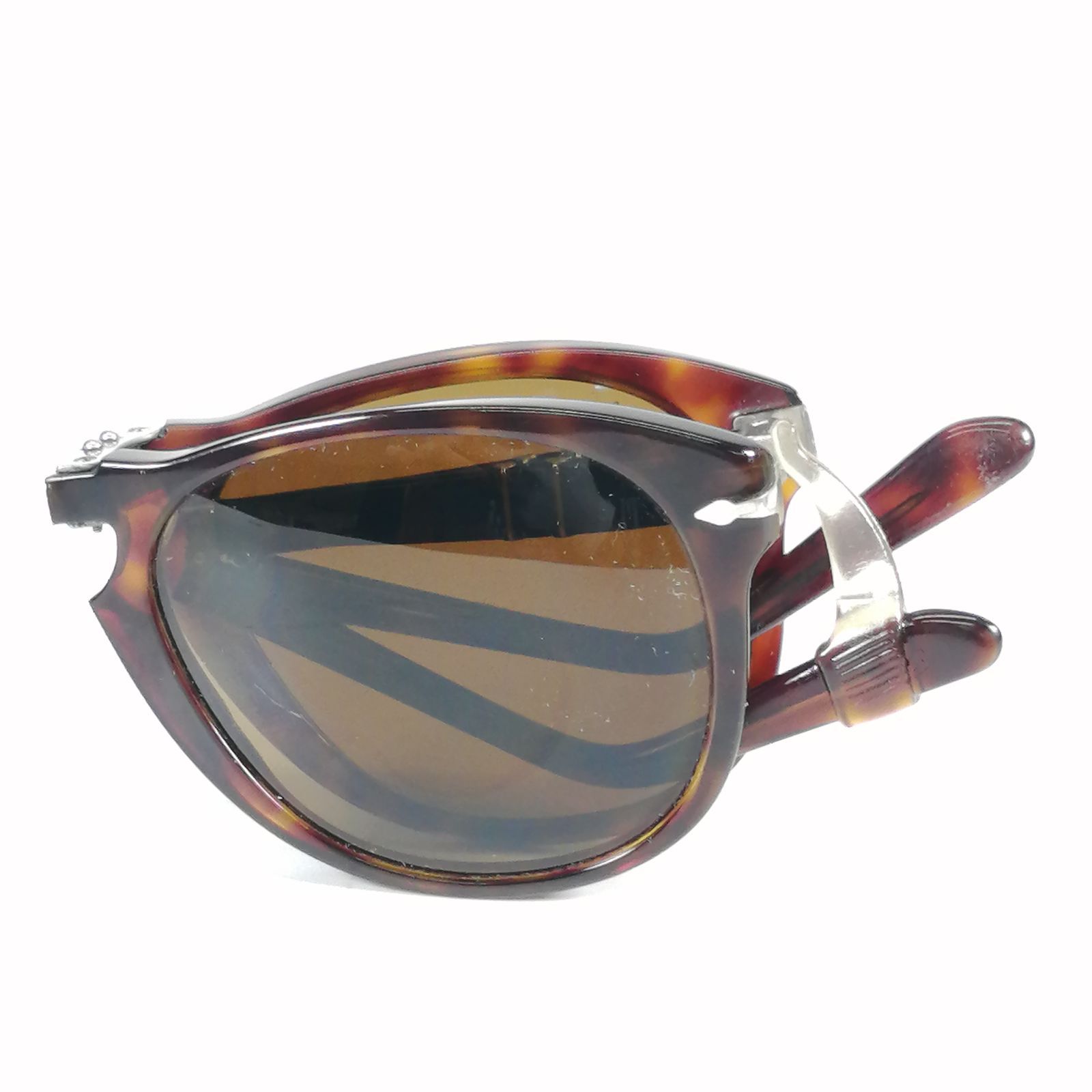 Persol ペルソール 714 折りたたみ式 サングラス ブラウン系