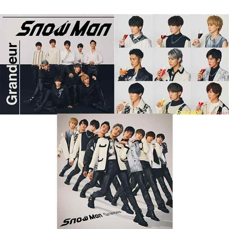 者特典3種付 Snow Man 3rdシングル Grandeur 初回盤A B 初回仕様通常盤