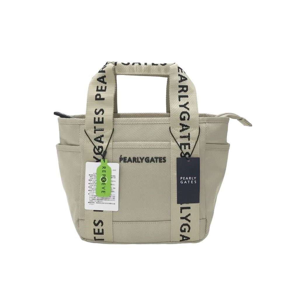 PEARLY GATES メッシュトートバッグ ベージュ PEARLY GATES トートバッグ ベージュ PEARLY GATES メッシュトート