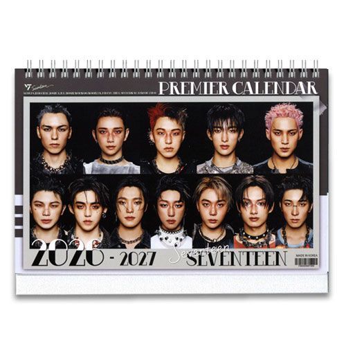 SEVENTEEN (セブンティーン) 2026年 - 2027年 2年間 卓上 カレンダー