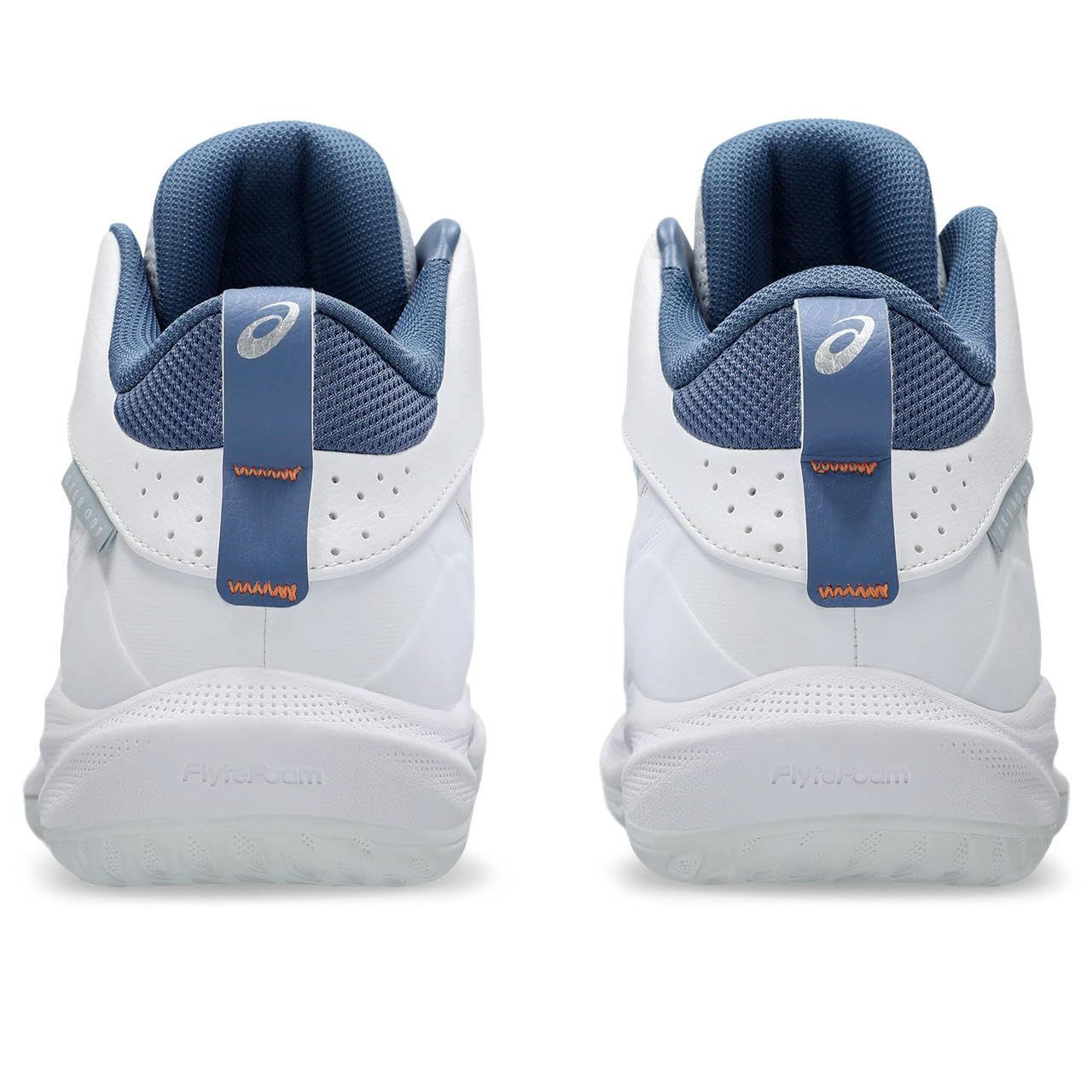 asics バスケットボールシューズ　ゲルフープV17 ホワイト　デニムブルー アシックス GELHOOP V17 ゲルフープ V17 STANDARD 1063A096 メンズ