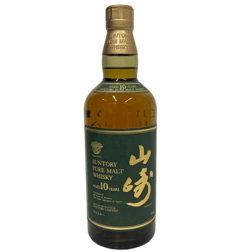 SUNTORY サントリー ウイスキー 山崎10年 ピュアモルト グリーンラベル 700ml 40度 未開栓品 52509K237