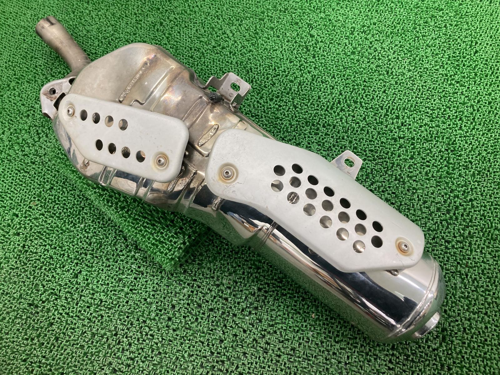 スズキ純正 GSX1300Rハヤブサ純正マフラー☆△GX72A(15H0)コケキズ無し 