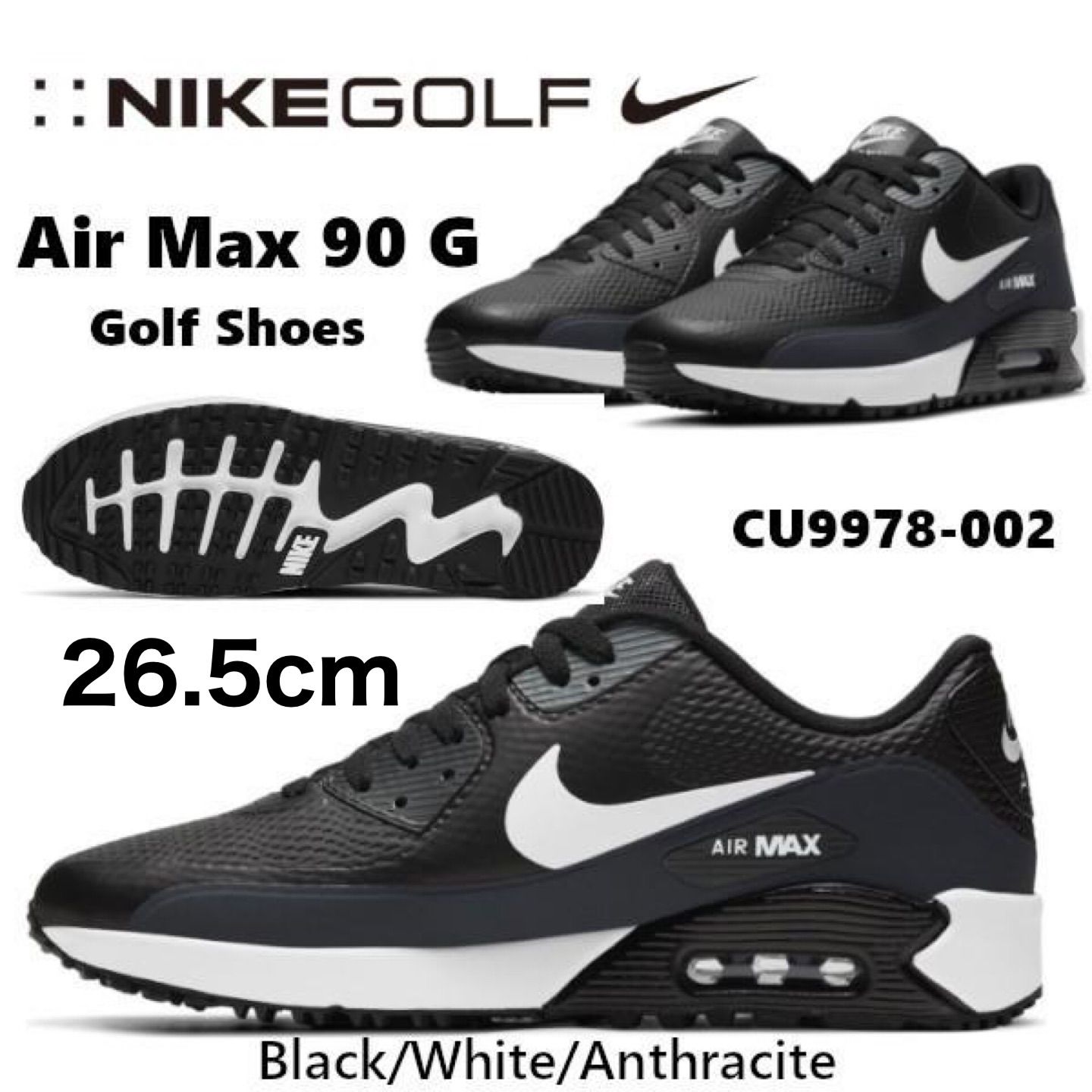 NIKE AIR MAX 90G GOLF SHOES CU9978-002 ナイキ エアマックス