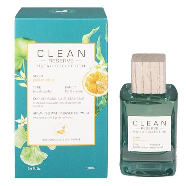 CLEAN RESERVE H2Eau ゴールデンシトラス 100mL CLEAN RESERVE H2EAU Golden Citrus Fragrance – 3 Sizes