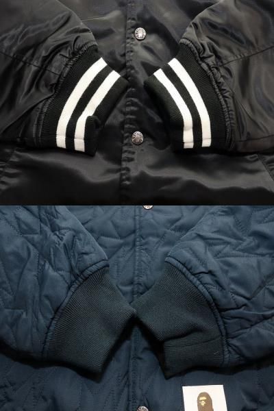 アベイシングエイプ A BATHING APE リバーシブル スタジャン 2XL  