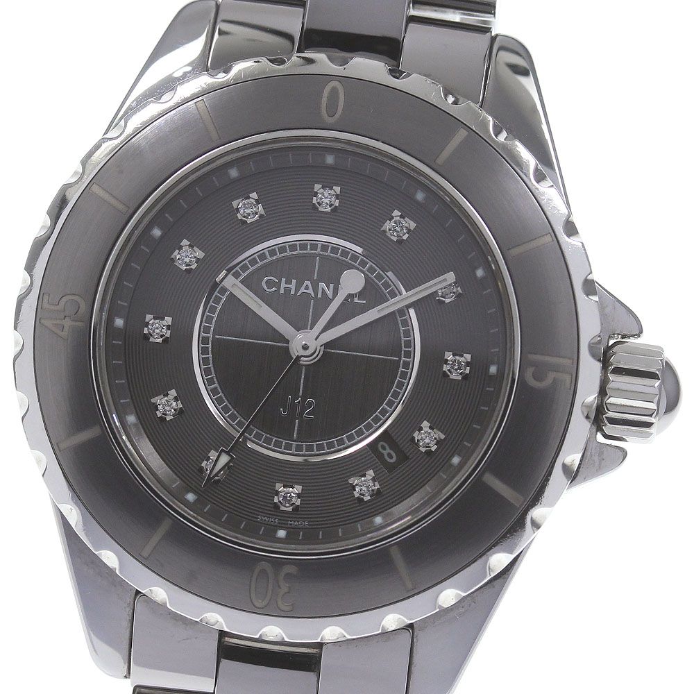 シャネル CHANEL H3241 グレー /ダイヤモンド レディース 腕時計