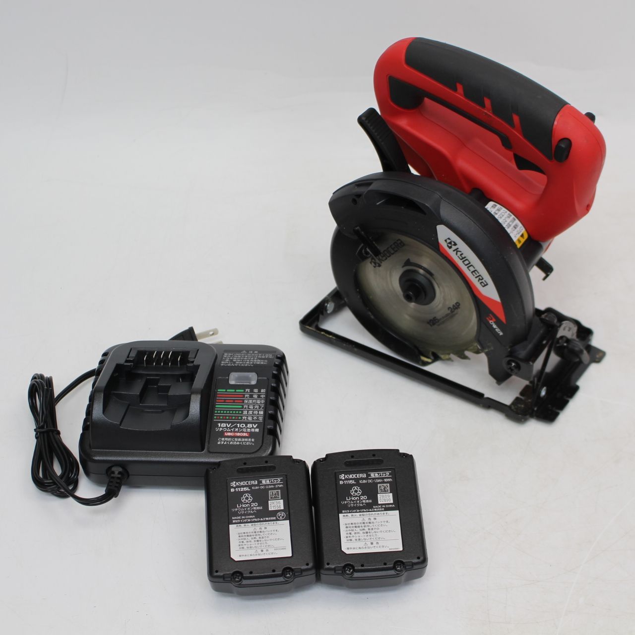 360)京セラ(Kyocera)10.8V充電式丸ノコ BW-1110L2 - メルカリ 360)京セラ(Kyocera)10.8V充電式丸ノコ BW-1110L2 - メルカリ
