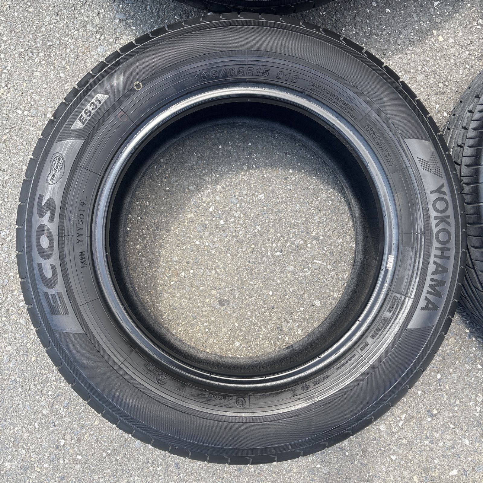車 最終値下げ 送料込 4本セット YOKOHAMA ECOS 195/65R15