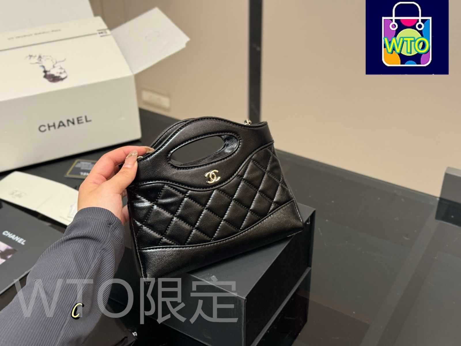 今日特価】Chanel 23A 横版 31 ミニバッグ サイズ 20×14cm 絶品