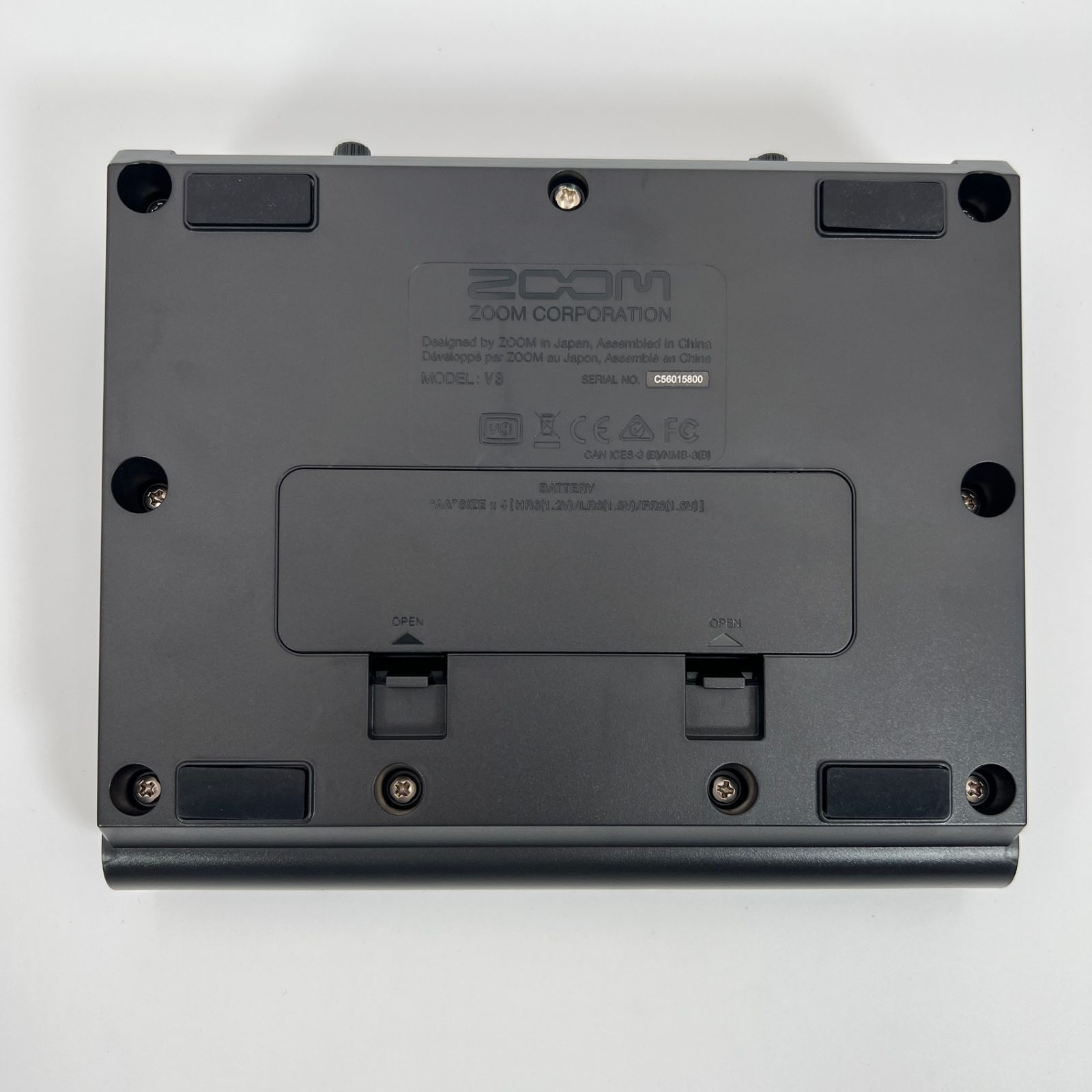 ZOOM V3 ボーカルプロセッサー ACアダプター 付属 美品】ZOOM Vocal Processor V3 ACアダプター+ボーカルマイク付