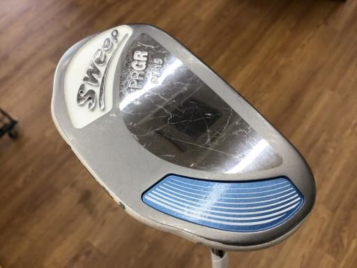 プロギア SWEEP PT-15 ホワイト×ブルー 32インチ レディース パター PT スチール フレックスその他 レディース 女性用 右利き 右用 Cランク ゴルフクラブ