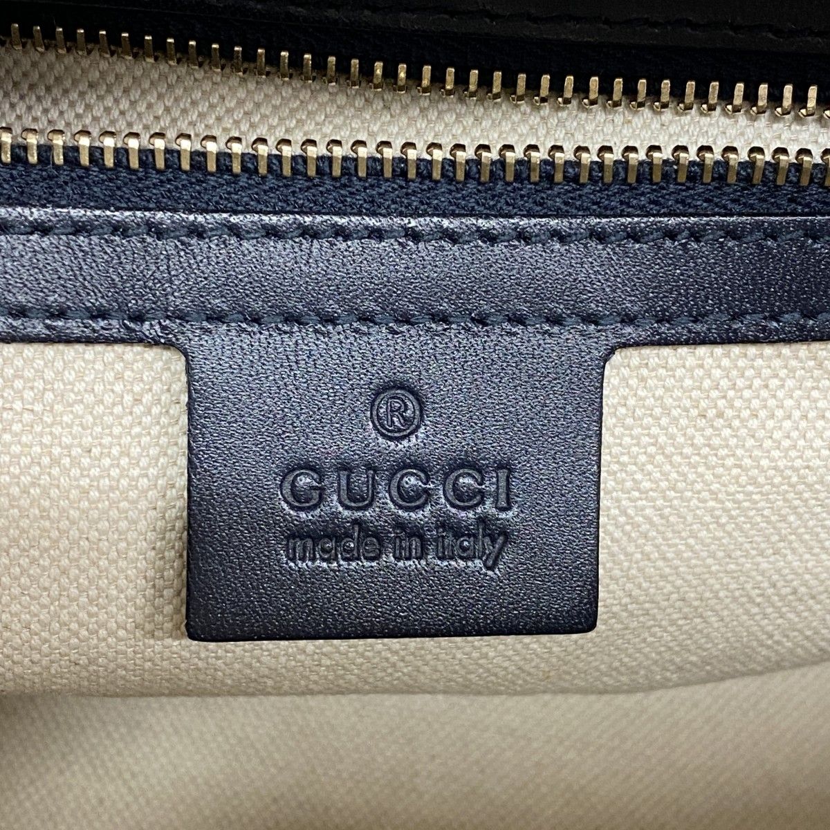 【即完売注意】グッチ☆ハンドバッグ GGキャンバス シェリーライン ネイビー GUCCI 新品 グッチ チルドレンズ ハンドバッグ GGキャンバス