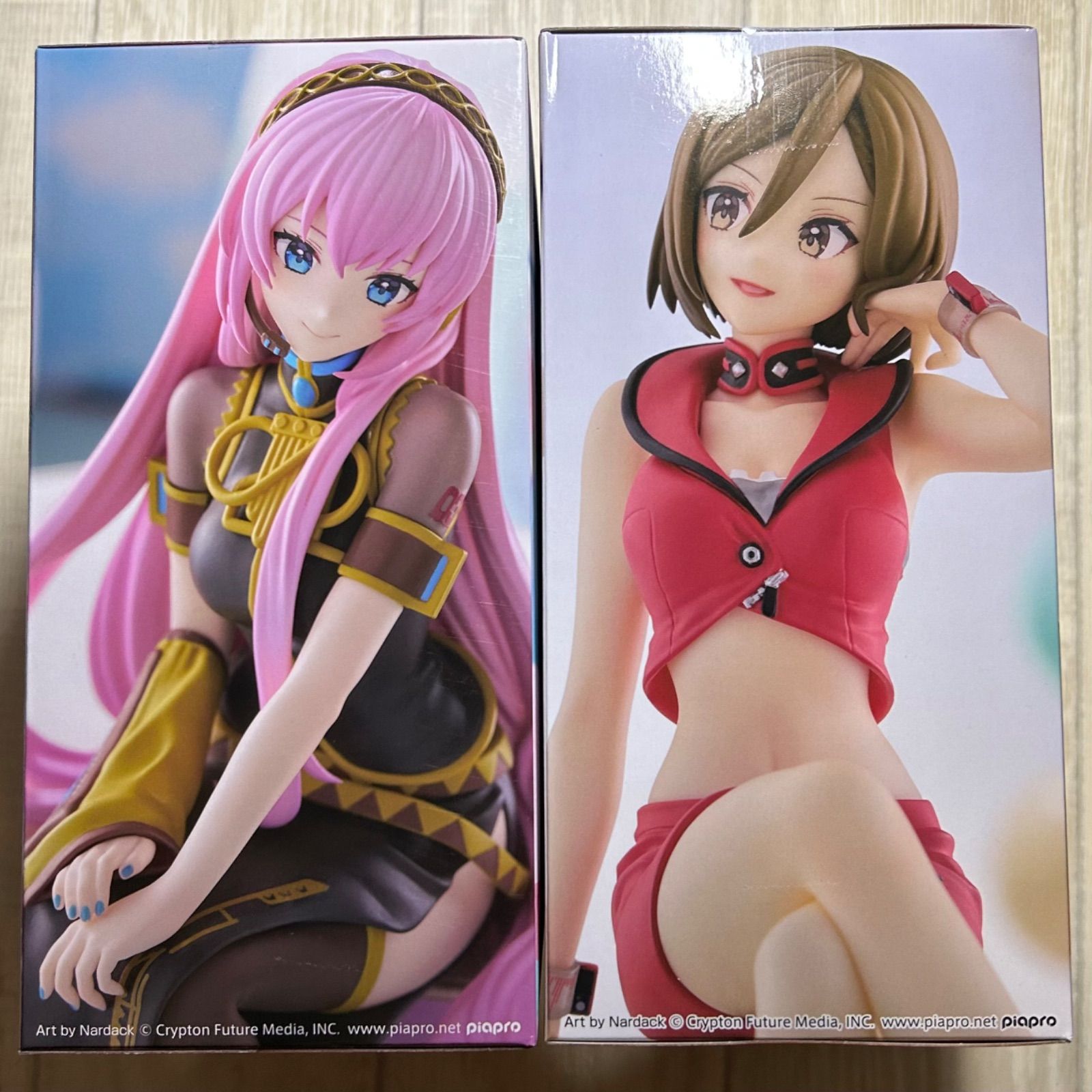 新品 未開封 ぬーどるストッパーフィギュア 巡音ルカ MEIKO 2個