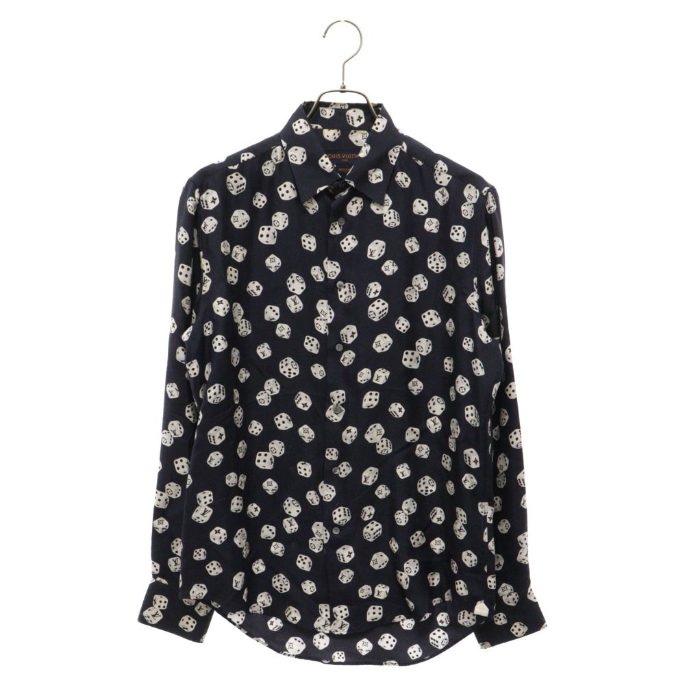 00's vintage ルイフェロー シルク 長袖シャツ ジャケット 総柄 00s vintage ルイフェロー シルク 長袖シャツ ジャケット 総柄