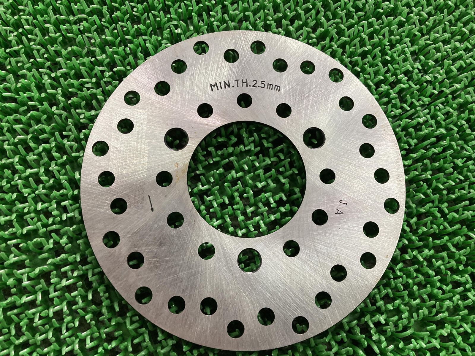 ディオ フロントブレーキディスク ホンダ 純正 中古 バイク 部品 AF35 Dio ディスクローター 曲がり無し 品薄 希少品 車検 Genuine