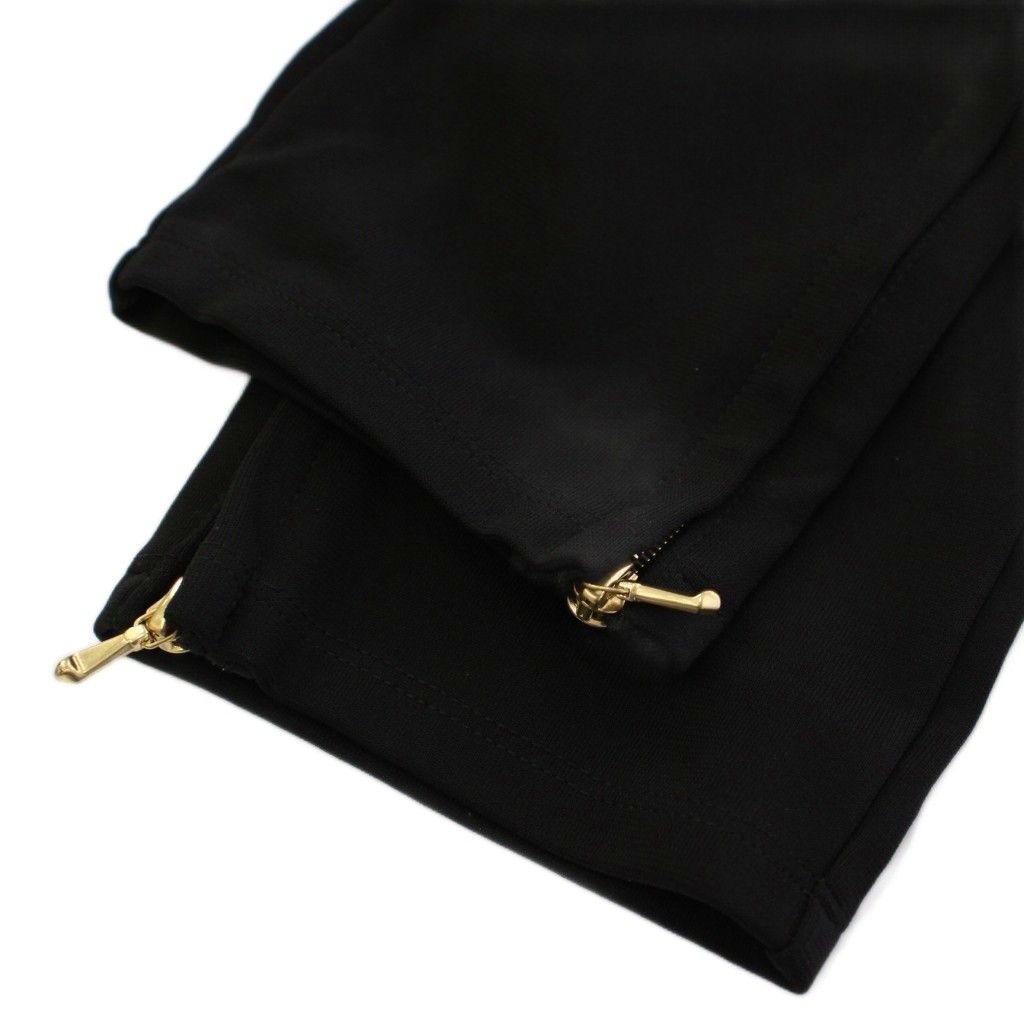 ブラミンク BLAMINK ストレッチサイドジップスリムスキニーパンツ スラックス イージー ウエストゴム ワン 38 黒 ブラック 7914-299-0218 BB DECORATOM_COM_BR