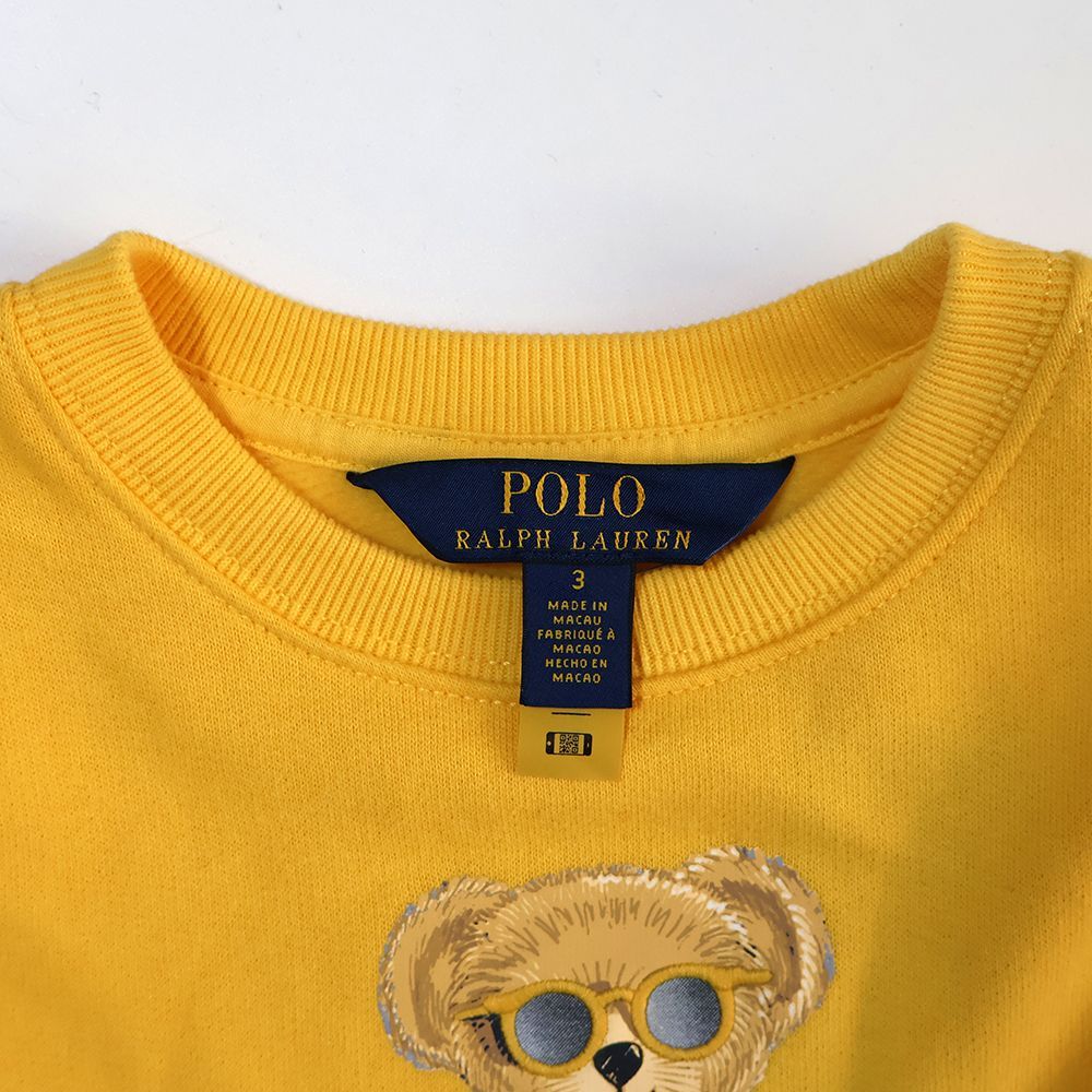 POLO RALPH LAUREN トレーナー ポロベア イエロー ３歳 STEELWINDOWSANDDOORS_COM