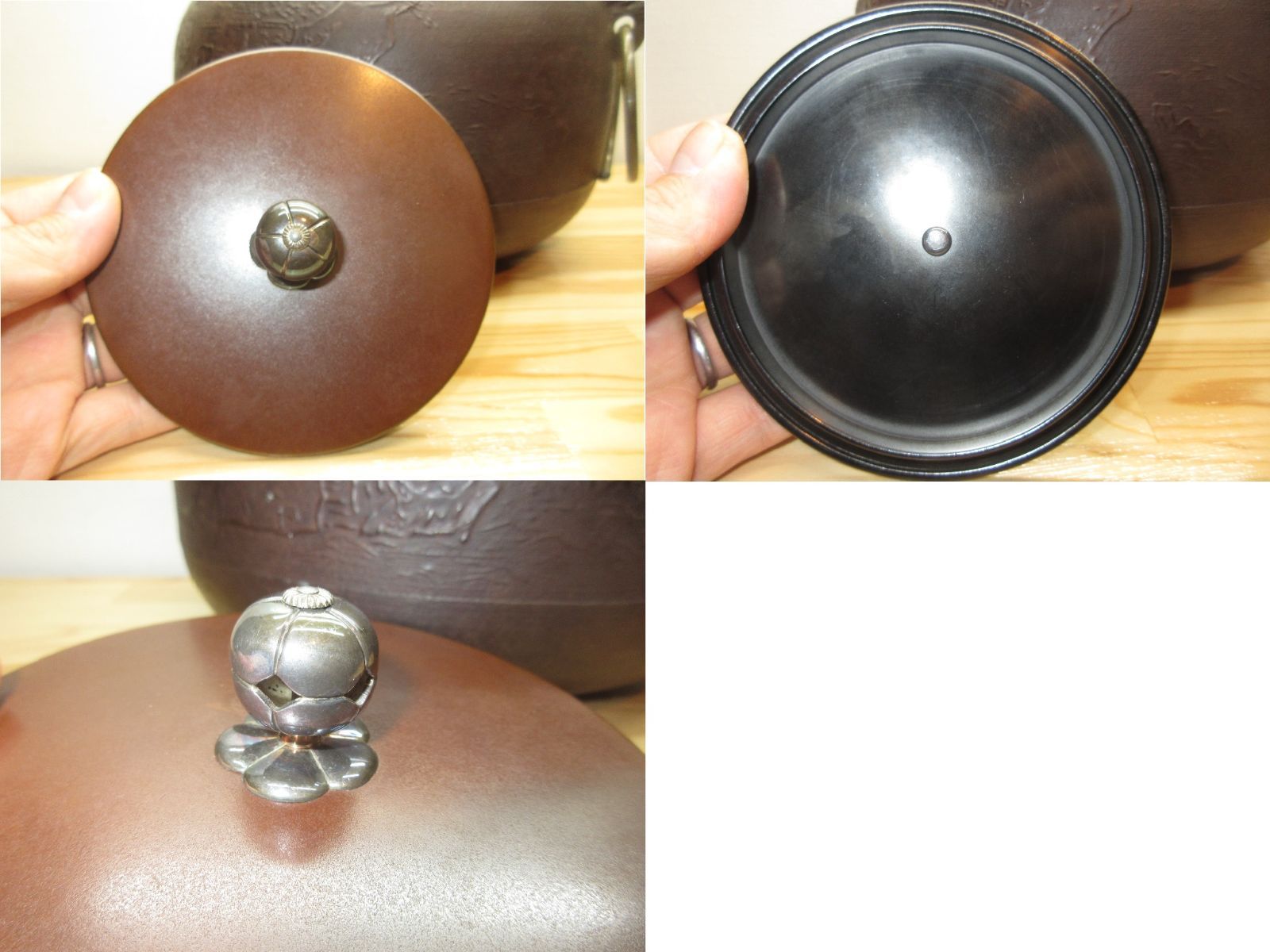 逢絢亭】茶道具 釜 筒釜 糸目模様 釜師 高橋敬典 共箱入り 逢絢亭