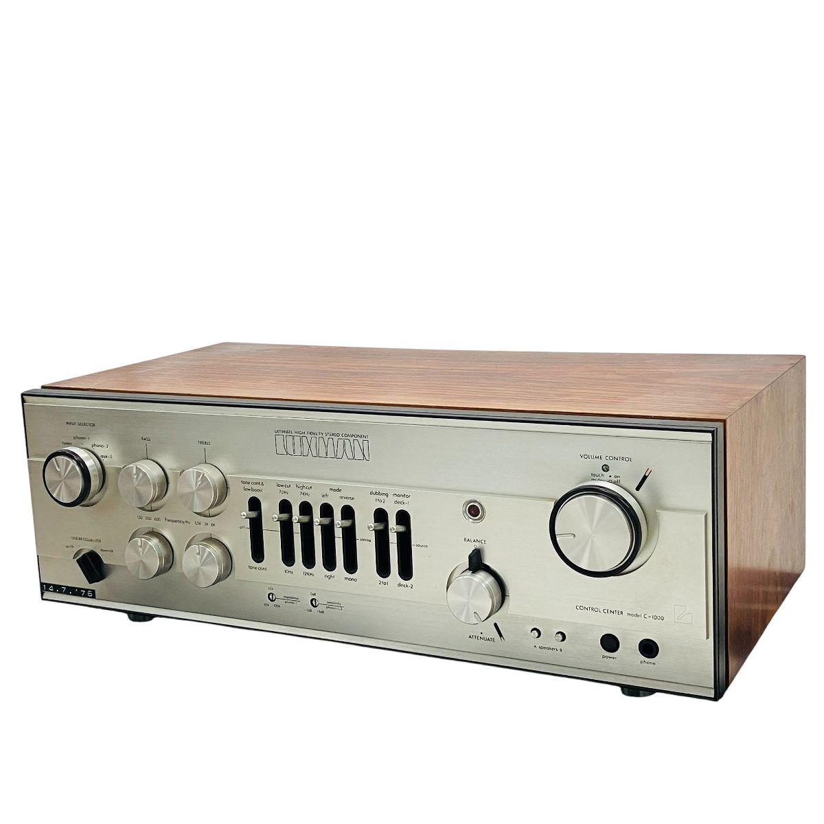 LUXMAN C-1000 CONTROL CENTER ラックスマン コントロールアンプ 音響機器 C10446468