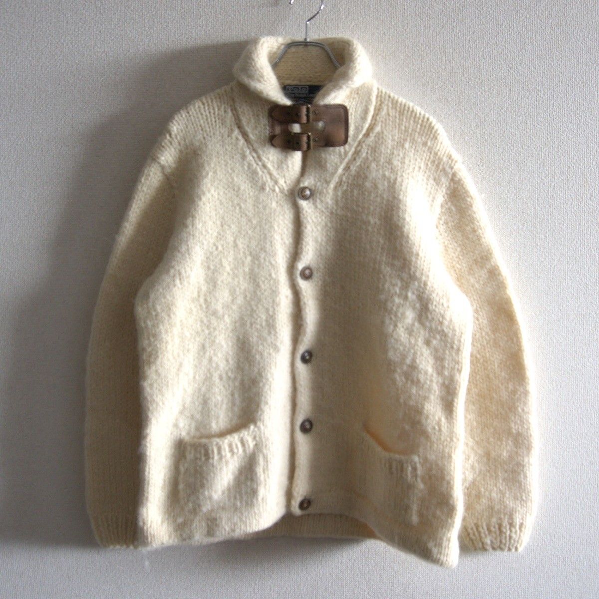 XLサイズ POLO RALPH LAUREN ハンドニット ショールカラー カーディガン ニット ラルフローレン 25090864