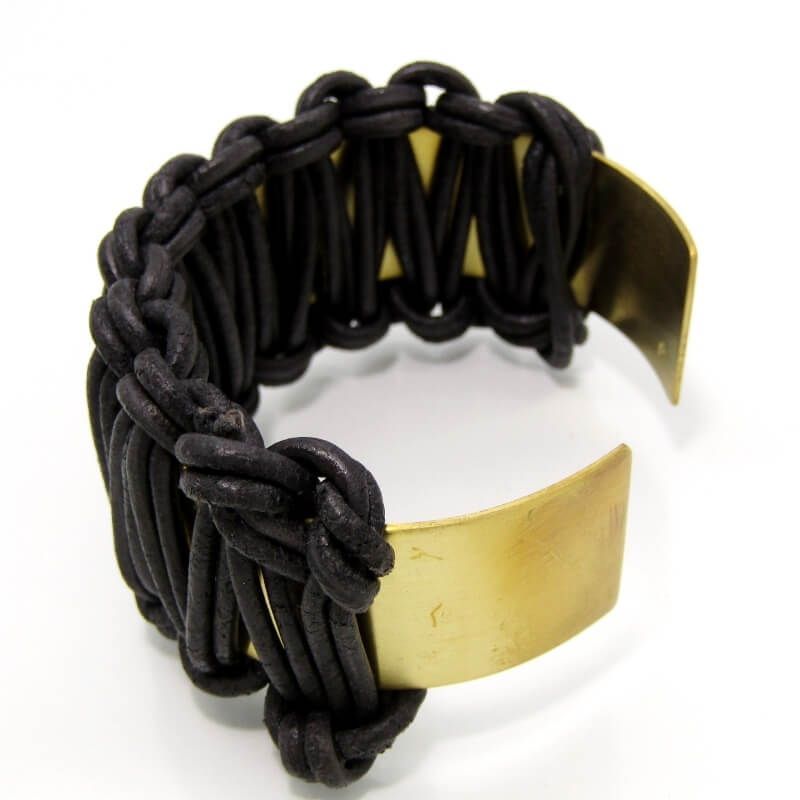 hender scheme エンダースキーマ　レザー　バングル　S Hender Scheme (エンダースキーマ) python silver bangle S