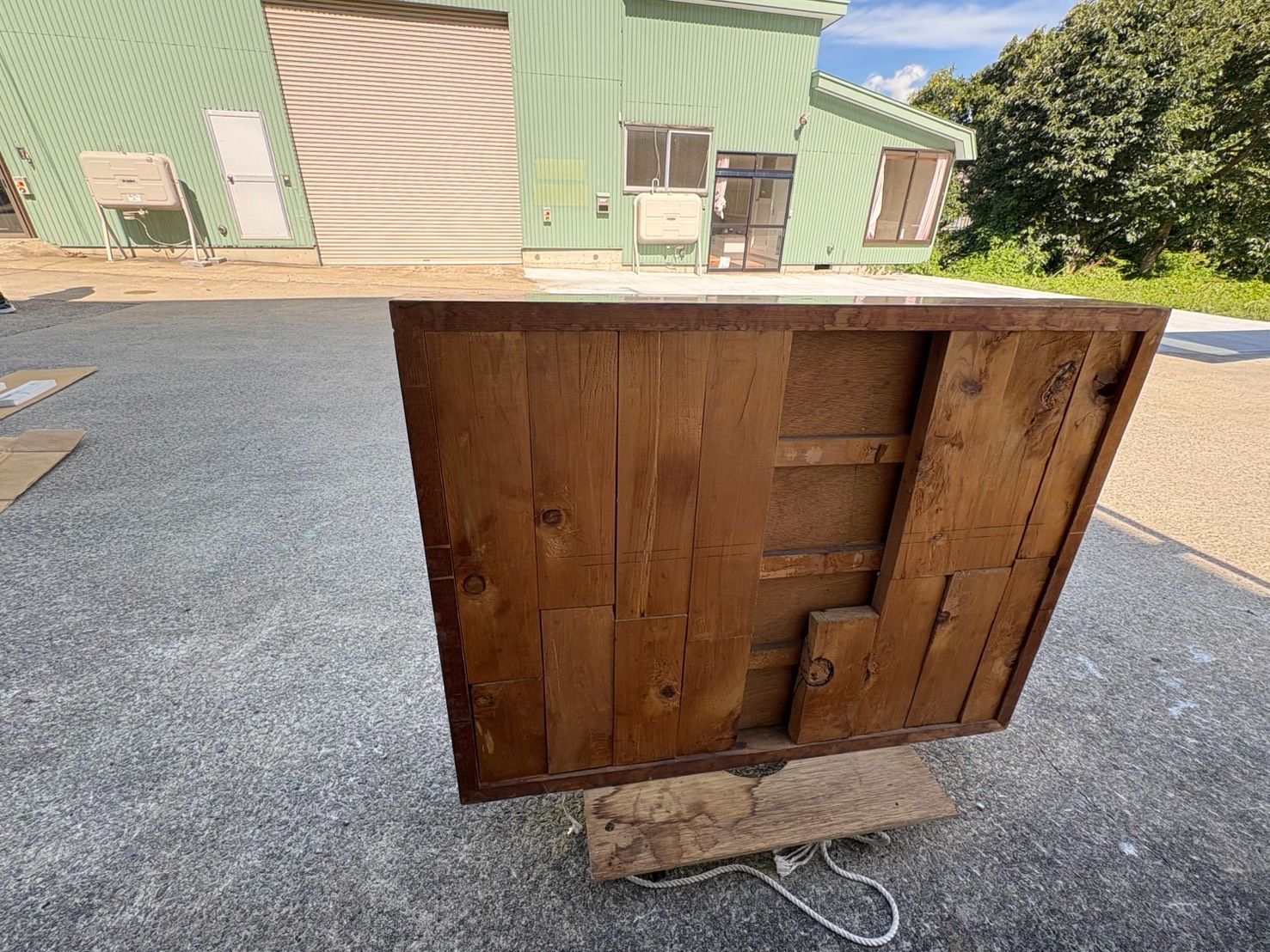 大判 津軽 亀ヶ岡焼 しきろ庵 一戸広臣 作 額装 陶板アート 衝立