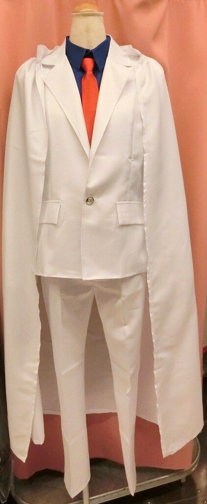 怪盗キッドコスプレ衣装 トランプ銃・ウィッグ付き 名探偵コナン 怪盗