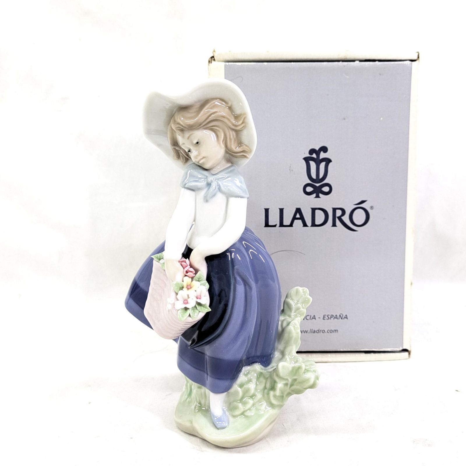 美品！LLADRO/リヤドロ PRETTY PICKINGS きれいな花ばかり DAISA 1983