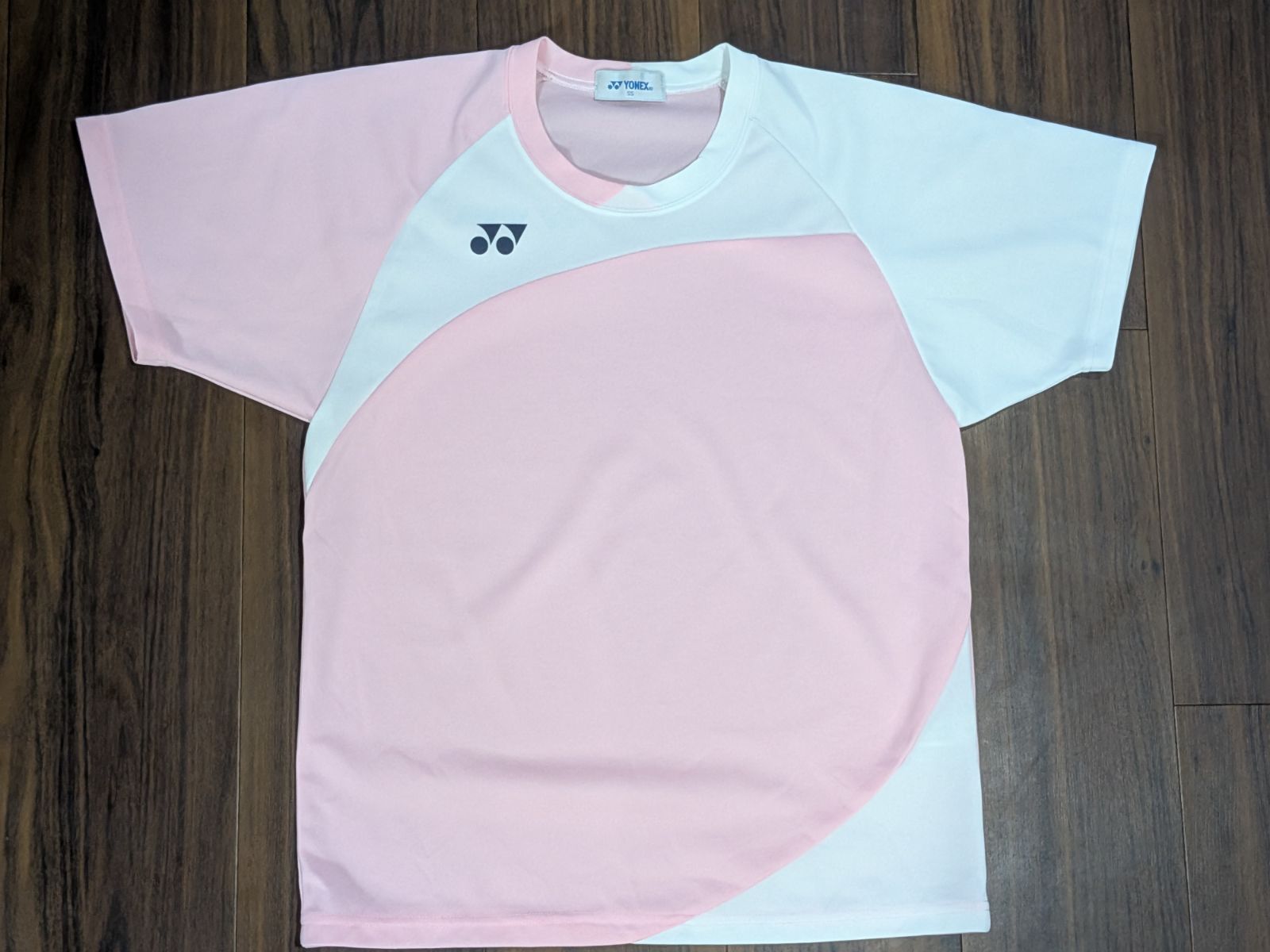 YONEX バドミントンシャツ SS ホワイト/ピンク YONEX ヨネックス テニス・バドミントンウェア『レディース
