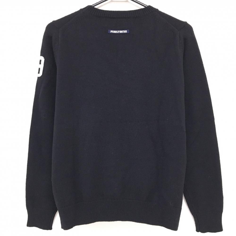 超美品】パーリーゲイツ セーター ネイビー×レッド アーガイル柄