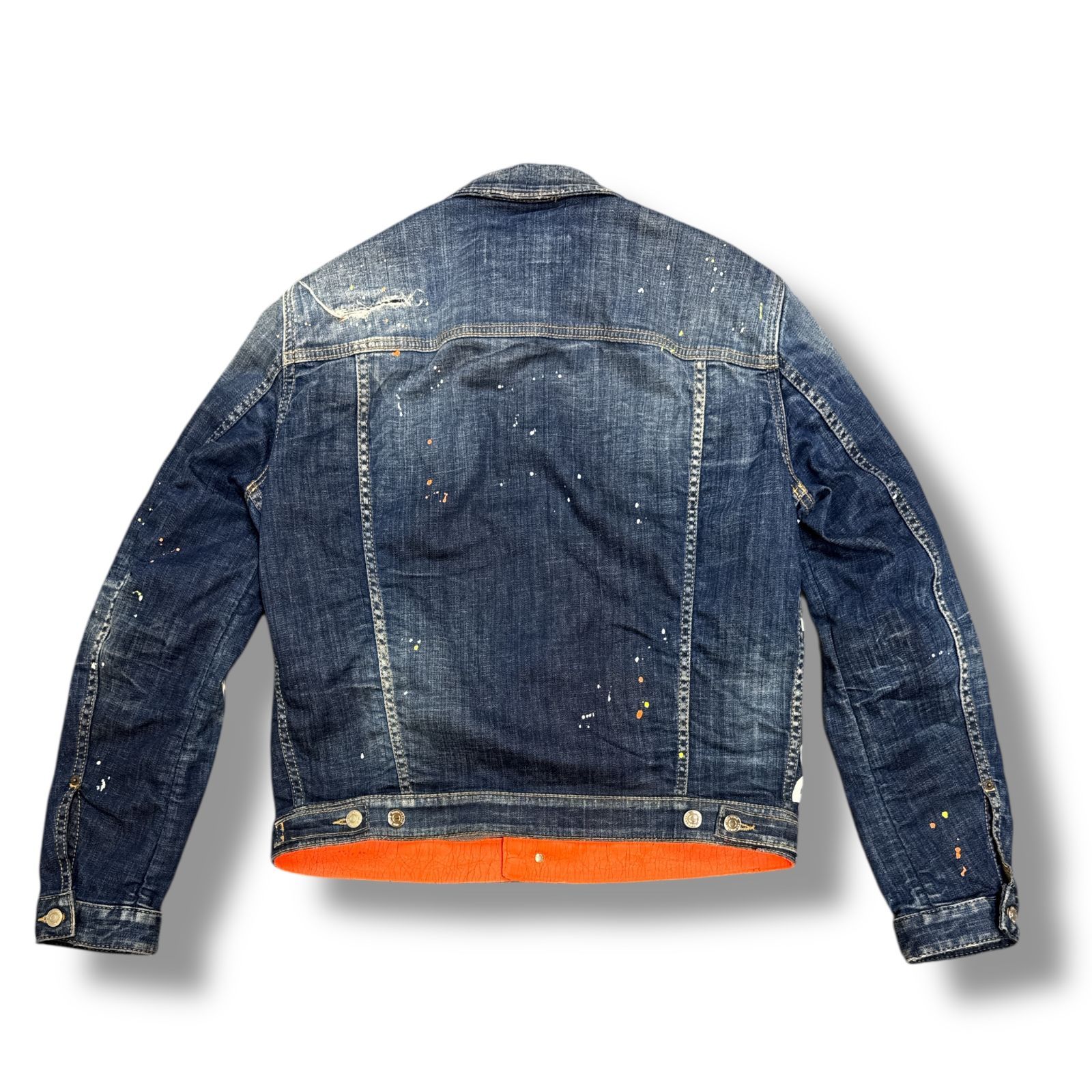 DSQUARED2 DARK TECHNO SURF WASH DAN JEAN JACKET ダークテクノサーフ